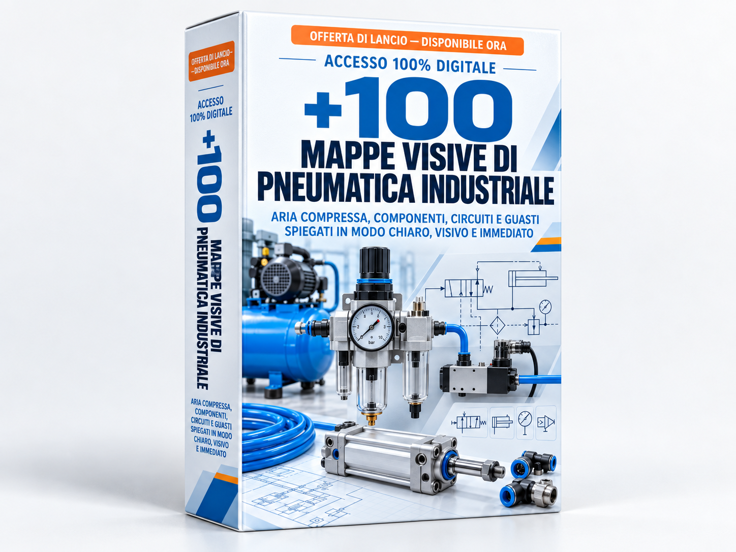 Collezione +100 Mappe Visive di Pneumatica Industriale